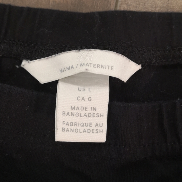 H&M Black Cotton Maternity Skirt - Picture 2 of 3